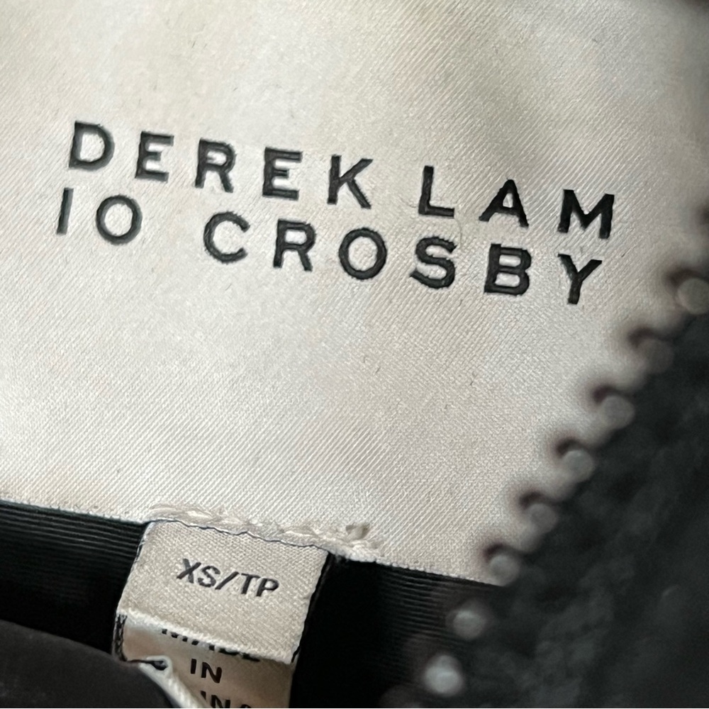 DEREK LAM 10 CROSBY Black Designer Cozy Duck Down and Fox Fur Parka, XS - Picture 14 of 16